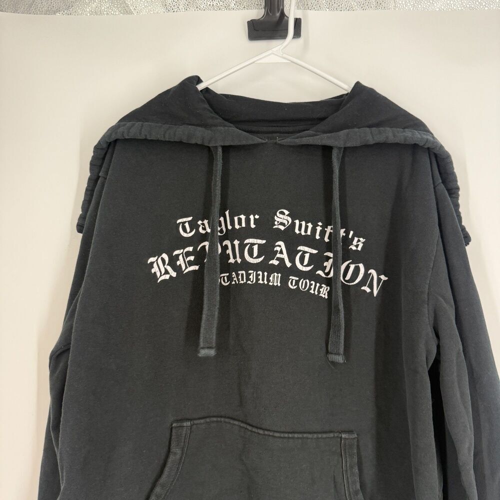 Taylor Swift Reputation Era Black Snake Hoodie Zipper Hood Stadium Tour Size S - Picture 6 of 12